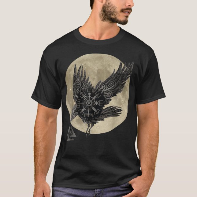 Raven shirt Men Girl Women t shirt tshirt Goth Bir (Front)