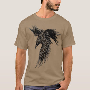 Raven shirt Men Girl Women t shirt tshirt Goth Bir