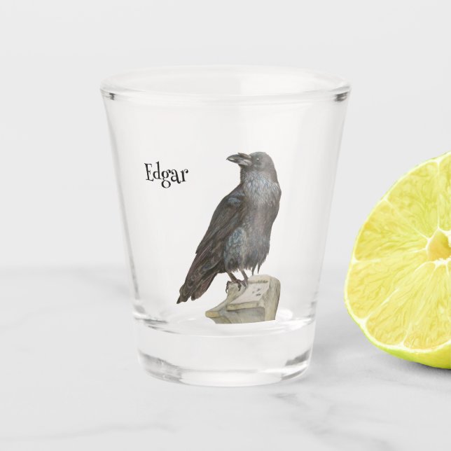 Raven Shot Glass (Front)