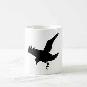Raven Silhouette Coffee Mug