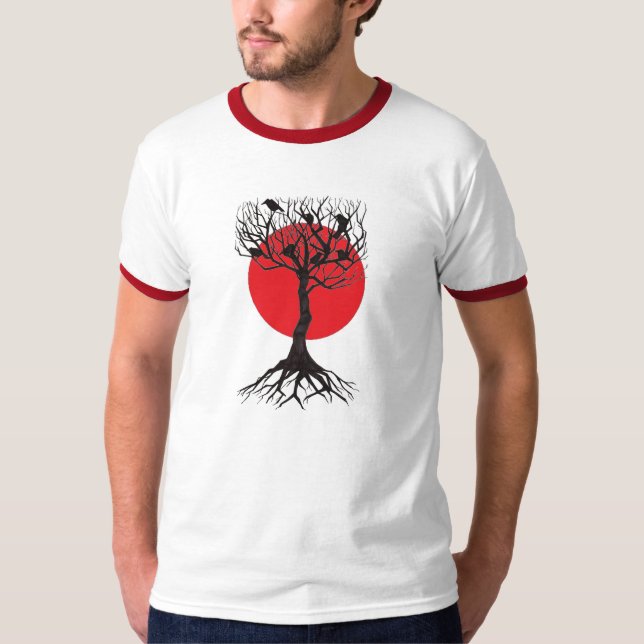 Raven silhouette T-Shirt (Front)