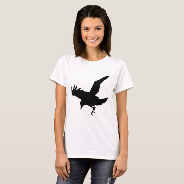 Raven Silhouette T-Shirt (Front Full)