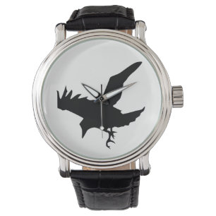 Raven Silhouette Watch