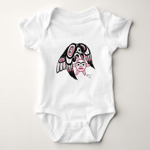 Raven Stealing the Sun Baby Bodysuit