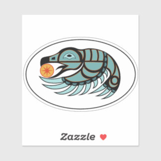 Raven Steals The Sun Sticker