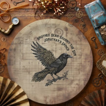 Raven Steampunk Gothic Art