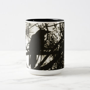 Raven Steampunk Two-Tone Coffee Mug
