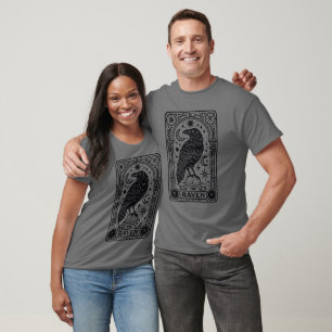 Raven Tarot Card T-Shirt