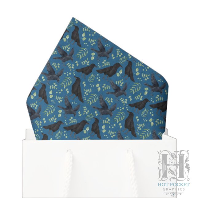 Raven Tissue Paper in Blue (Creator Uploaded)