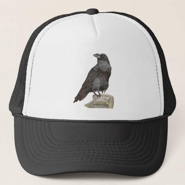 Raven Trucker Hat (Front)
