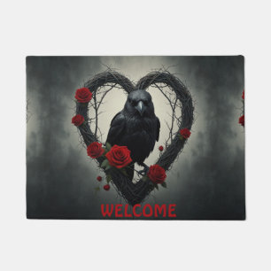 Raven Valentine´s Doormat