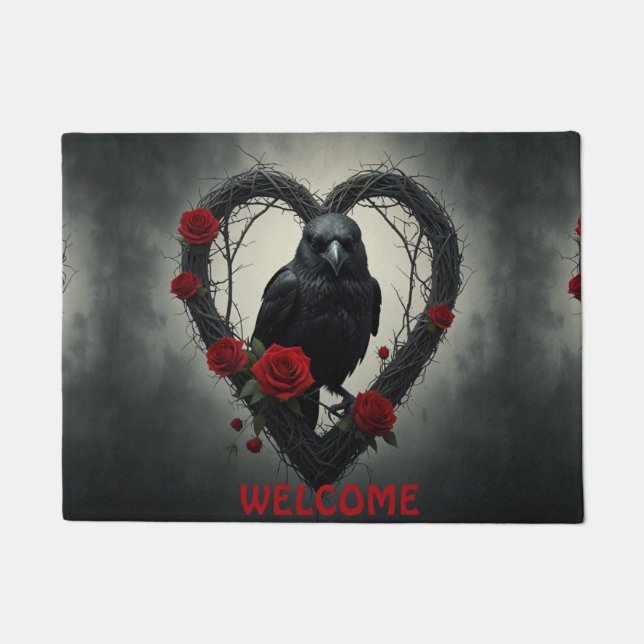 Raven Valentine´s  Doormat (Front)