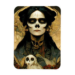 Raven Witch 2 Fantasy Horror Goth Gothic Magnet