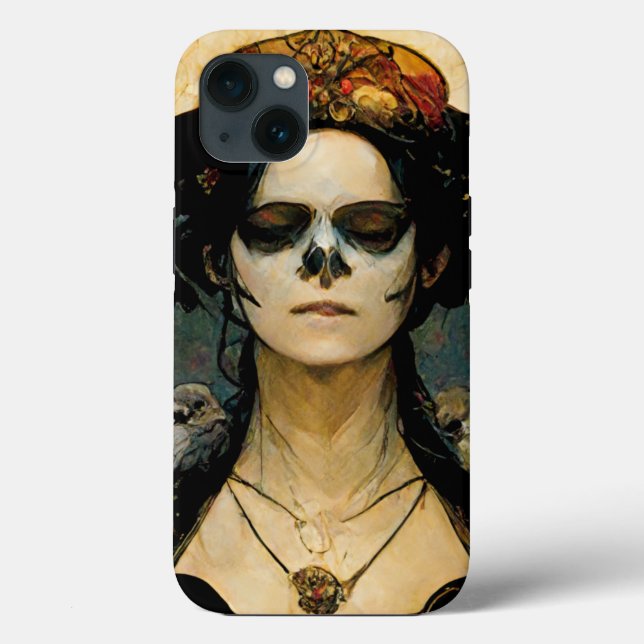 Raven Witch 4 Fantasy Horror Goth Gothic Case-Mate iPhone Case (Back)