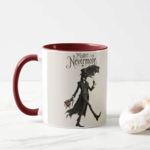 Raven with a Black Umbrella Mug