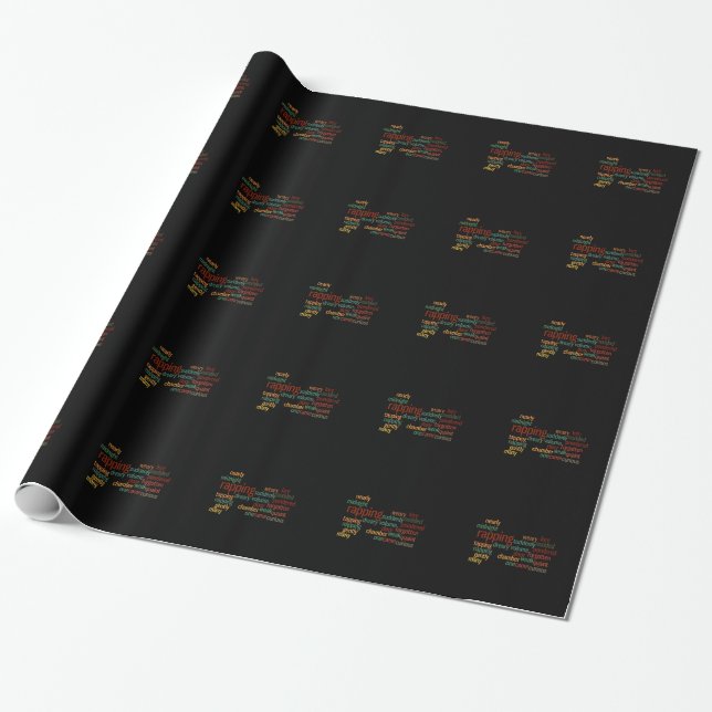 Raven Wrapping Paper (Unrolled)