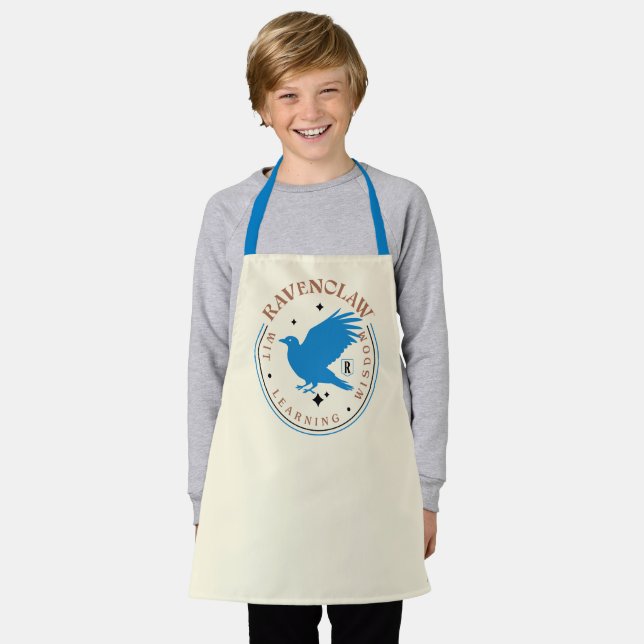 RAVENCLAW™ Blue Eagle House Pride Badge Apron (Worn)