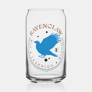 RAVENCLAW™ Blue Eagle House Pride Badge Can Glass