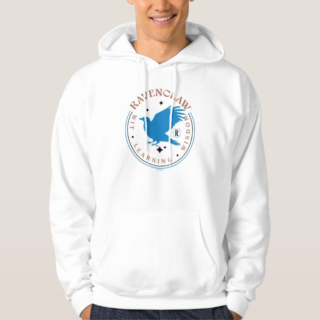 RAVENCLAW™ Blue Eagle House Pride Badge Hoodie (Front)