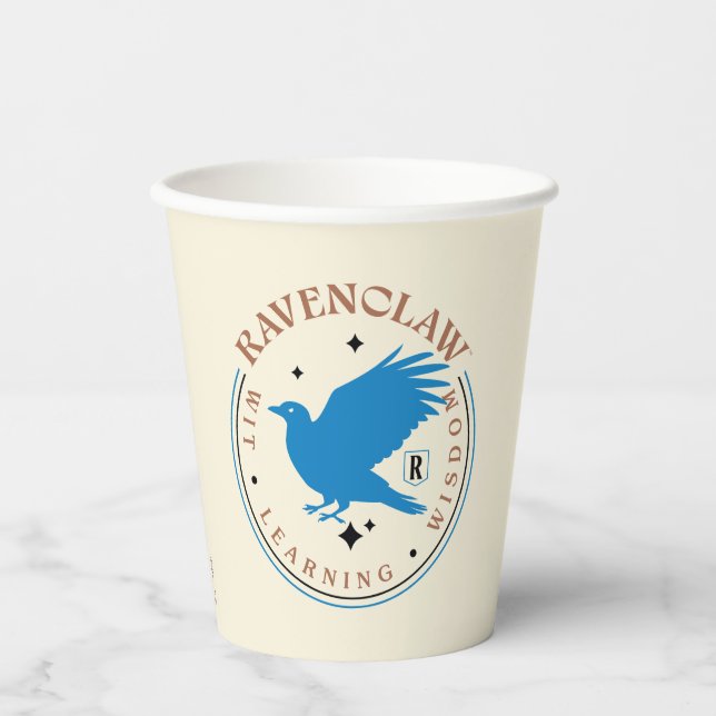 RAVENCLAW™ Blue Eagle House Pride Badge Paper Cups (Front)