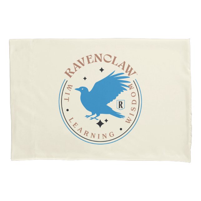 RAVENCLAW™ Blue Eagle House Pride Badge Pillowcase (Front)
