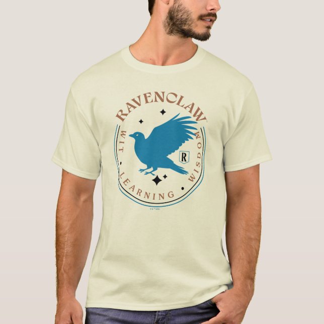 RAVENCLAW™ Blue Eagle House Pride Badge T-Shirt (Front)