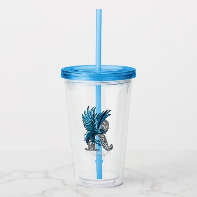 RAVENCLAW™ Crosshatched Emblem Acrylic Tumbler (Front)