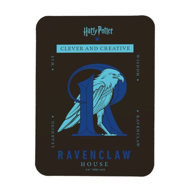 RAVENCLAW™ House Clever and Creative Magnet (Vertical)