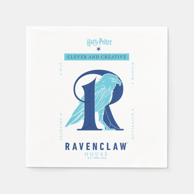 RAVENCLAW™ House Clever and Creative Napkin (Front)