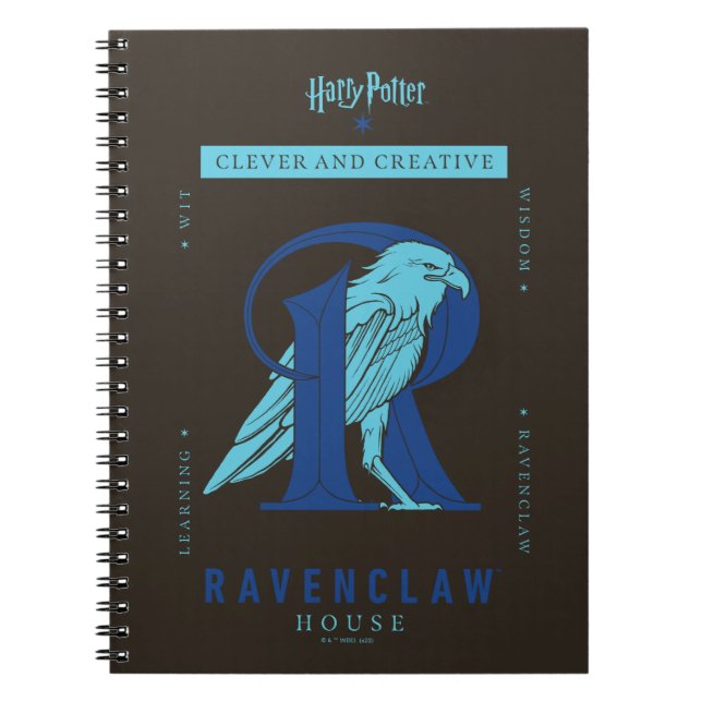 RAVENCLAW™ House Clever and Creative Notebook (Front)