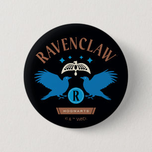 RAVENCLAW™ House Double Eagle Diadem Graphic 6 Cm Round Badge