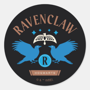 RAVENCLAW™ House Double Eagle Diadem Graphic Classic Round Sticker