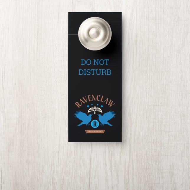 RAVENCLAW™ House Double Eagle Diadem Graphic Door Hanger (On Knob)