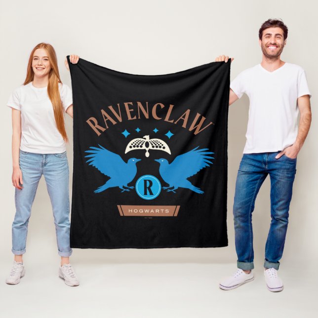 RAVENCLAW™ House Double Eagle Diadem Graphic Fleece Blanket (In Situ)