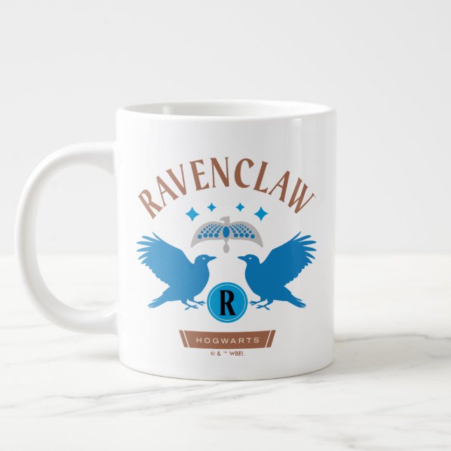 RAVENCLAW™ House Double Eagle Diadem Graphic Large Coffee Mug (Left)