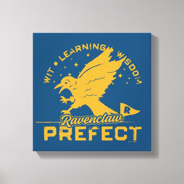 RAVENCLAW™ Prefect Badge Canvas Print (Front)