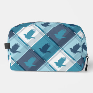 RAVENCLAW™ Tartan Plaid Pattern Dopp Kit