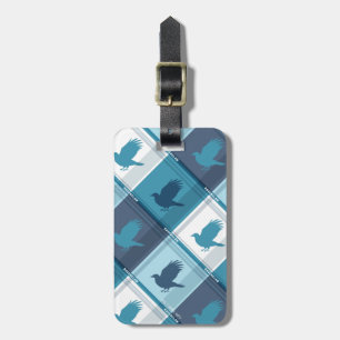 RAVENCLAW™ Tartan Plaid Pattern Luggage Tag
