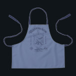 RAVENCLAW™ Wit Learning Wisdom Crest Apron<br><div class="desc">Celebrate wisdom, wit, and a love of learning with this elegant Ravenclaw™ crest design. Showcasing the proud house eagle set within a classic shield, this refined artwork highlights Ravenclaw’s defining traits — Wit, Learning and Wisdom — in a clean, timeless layout. Rendered in cool, sophisticated house tones, the detailed linework...</div>