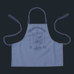 RAVENCLAW™ Wit Learning Wisdom Crest Apron<br><div class="desc">Celebrate wisdom, wit, and a love of learning with this elegant Ravenclaw™ crest design. Showcasing the proud house eagle set within a classic shield, this refined artwork highlights Ravenclaw’s defining traits — Wit, Learning and Wisdom — in a clean, timeless layout. Rendered in cool, sophisticated house tones, the detailed linework...</div>