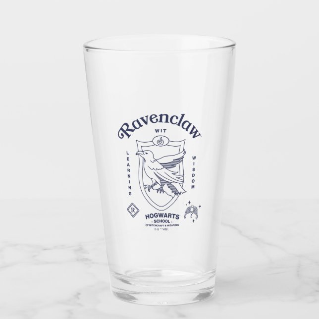 RAVENCLAW™ Wit Learning Wisdom Crest Glass (Front)
