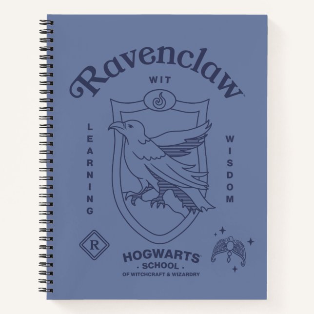 RAVENCLAW™ Wit Learning Wisdom Crest Notebook (Front)