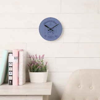 RAVENCLAW™ Wit Learning Wisdom Crest Round Clock