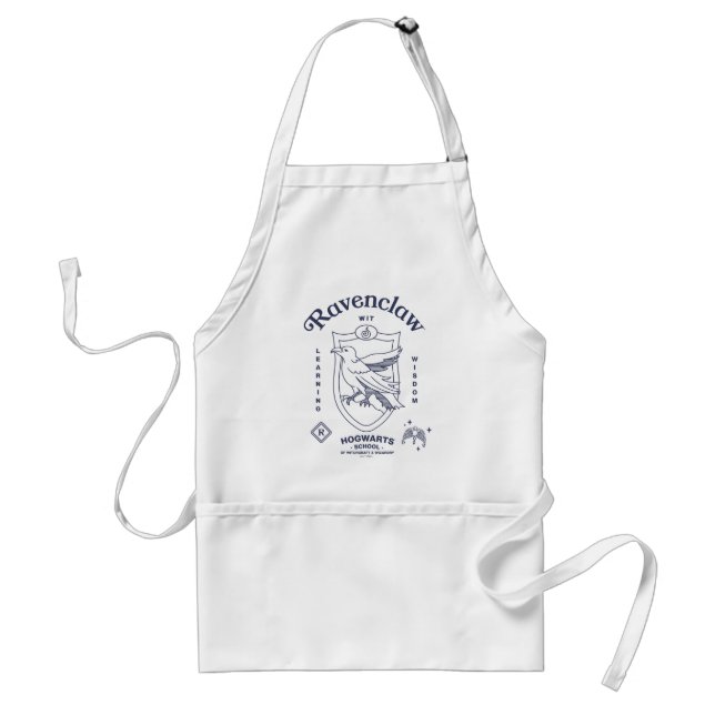 RAVENCLAW™ Wit Learning Wisdom Crest Standard Apron (Front)