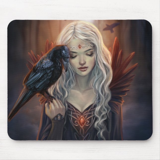Ravenkin Mouse Mat (Front)