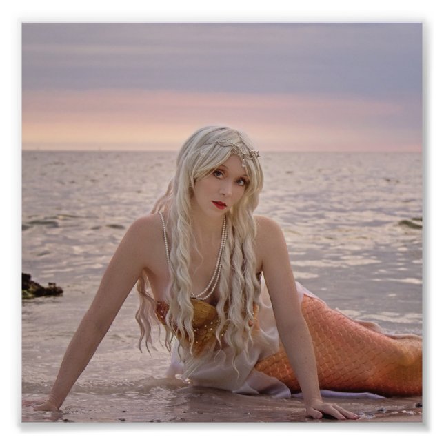 Ravenna Beach Mermaid Photo Print (Front)