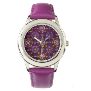 RAVENNA BYZANTINE MOSAIC,STARS,PURPLE STARRY NIGHT WATCH