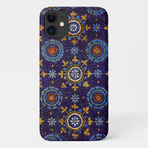 RAVENNA BYZANTINE MOSAICS,STARS,BLUE STARRY NIGHT iPhone 11 CASE