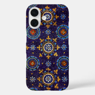 RAVENNA BYZANTINE MOSAICS,STARS,BLUE STARRY NIGHT iPhone 16 CASE