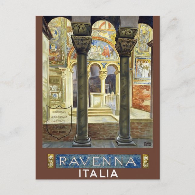 Ravenna Italia Vintage Postcard (Front)
